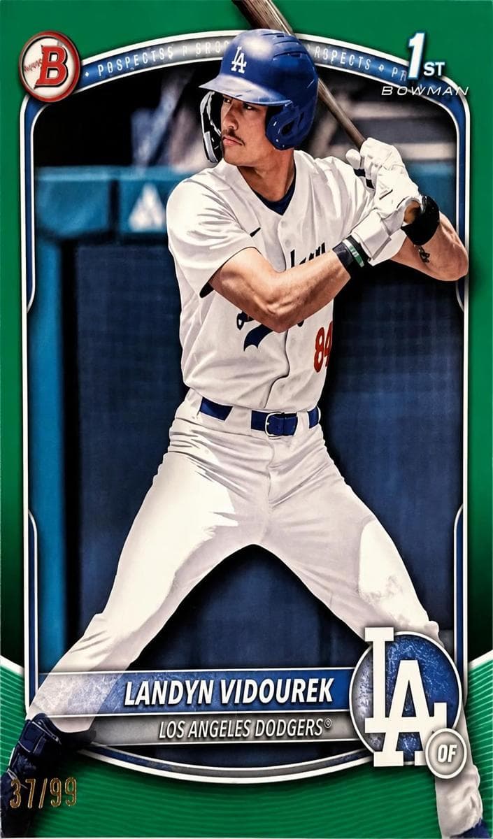 Landyn Vidourek trading card