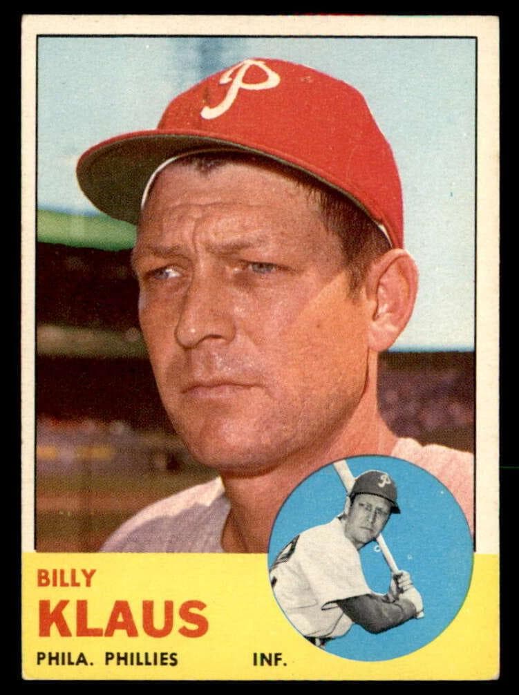 Billy Klaus 1963 topps Topps