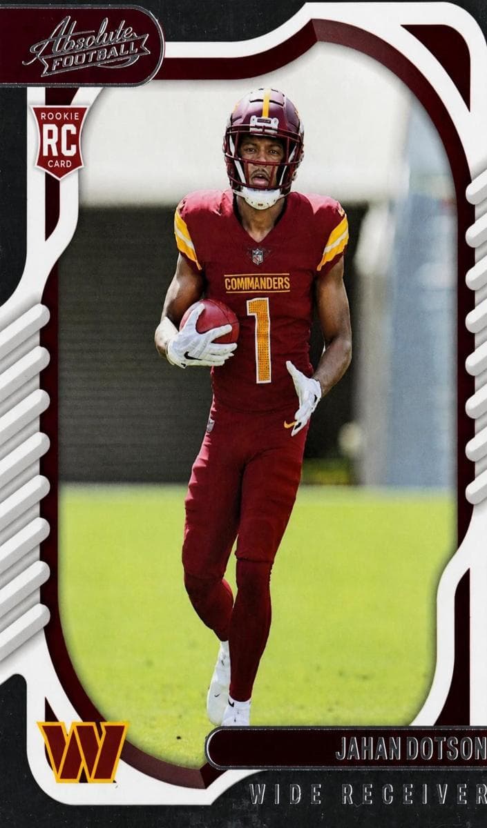 Jahan Dotson trading card