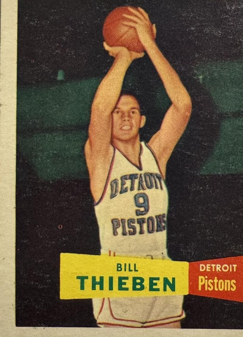 Bill Thieben 1957 topps Topps