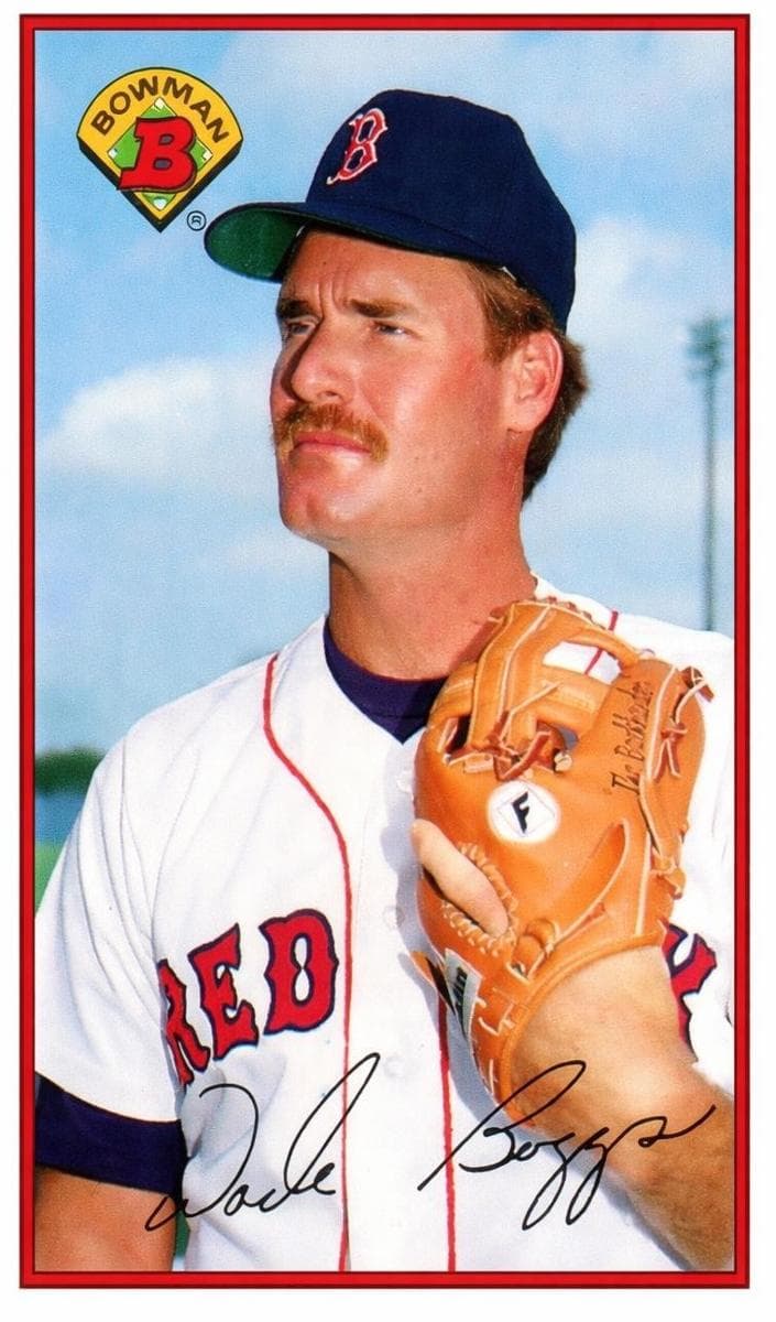 Wade Boggs 1989 bowman Bowman