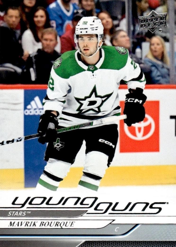 Mavrik Bourque trading card