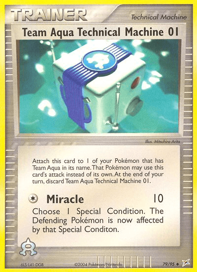 Team Aqua Technical Machine 01 #77