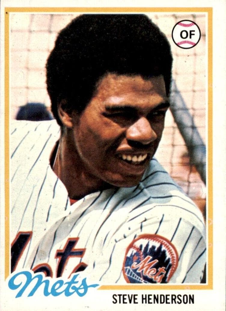 Steve Henderson 1978 topps Topps