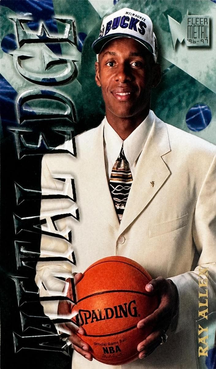 Ray Allen 1996 fleer Metal