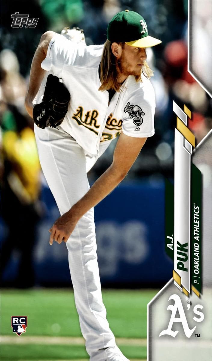 A.J. Puk 2020 topps Topps