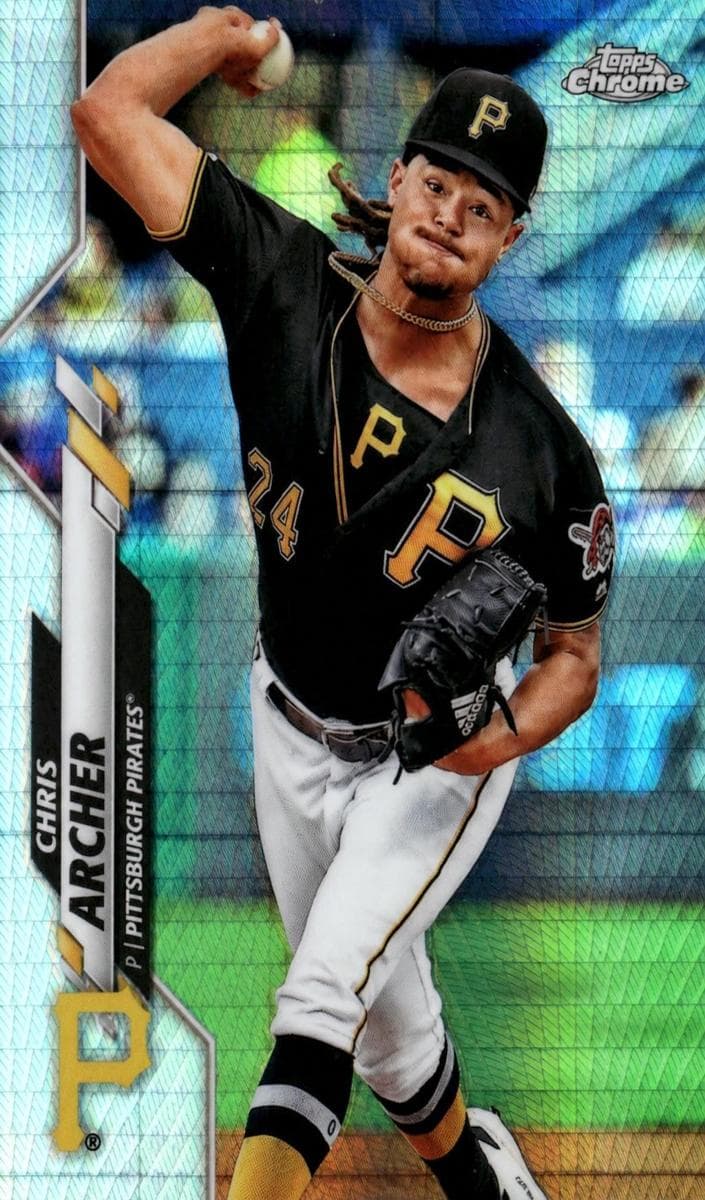 Chris Archer 2020 topps Topps Chrome