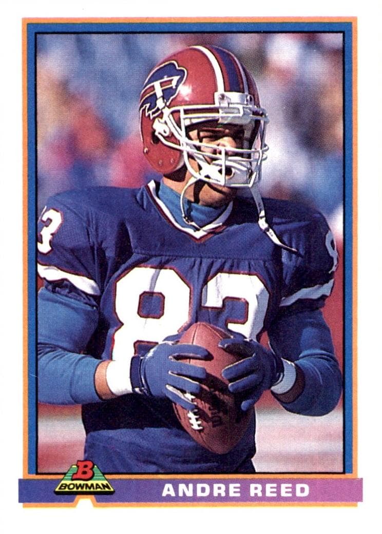 Andre Reed 1991 bowman