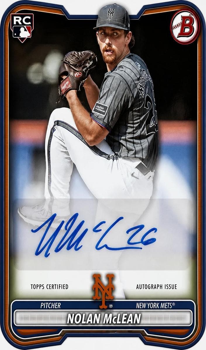 Nolan McLean 2026 bowman Bowman
