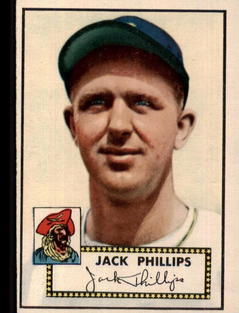 Jack Phillips 1952 topps Topps