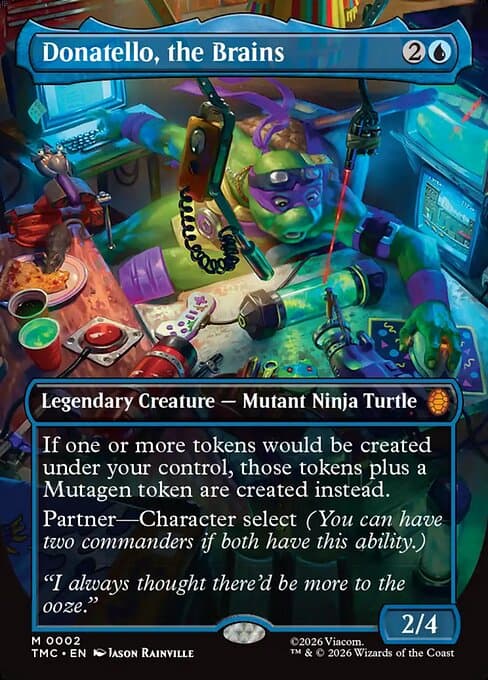 Donatello, the Brains 2026 Magic: The Gathering Teenage Mutant Ninja Turtles Commander Borderless