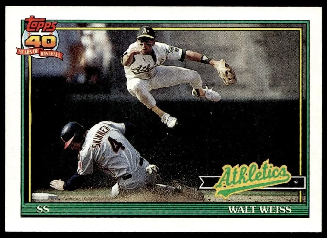 Walt Weiss 1991 topps Topps