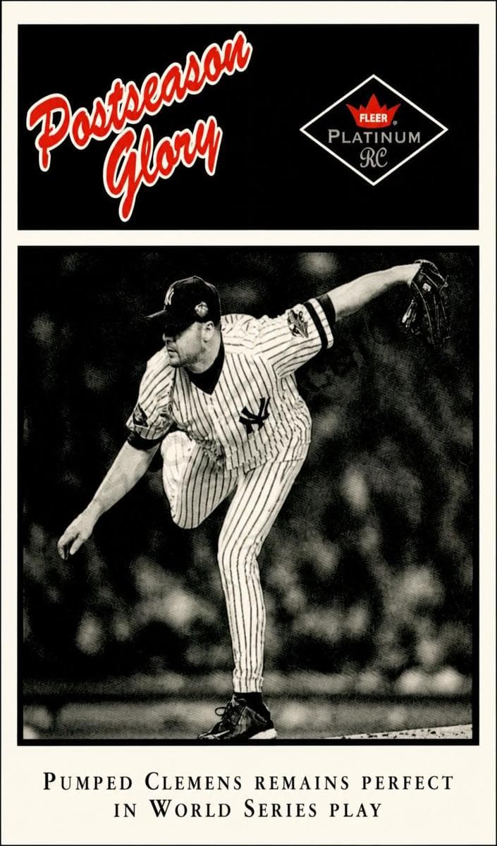 Roger Clemens 2001 fleer