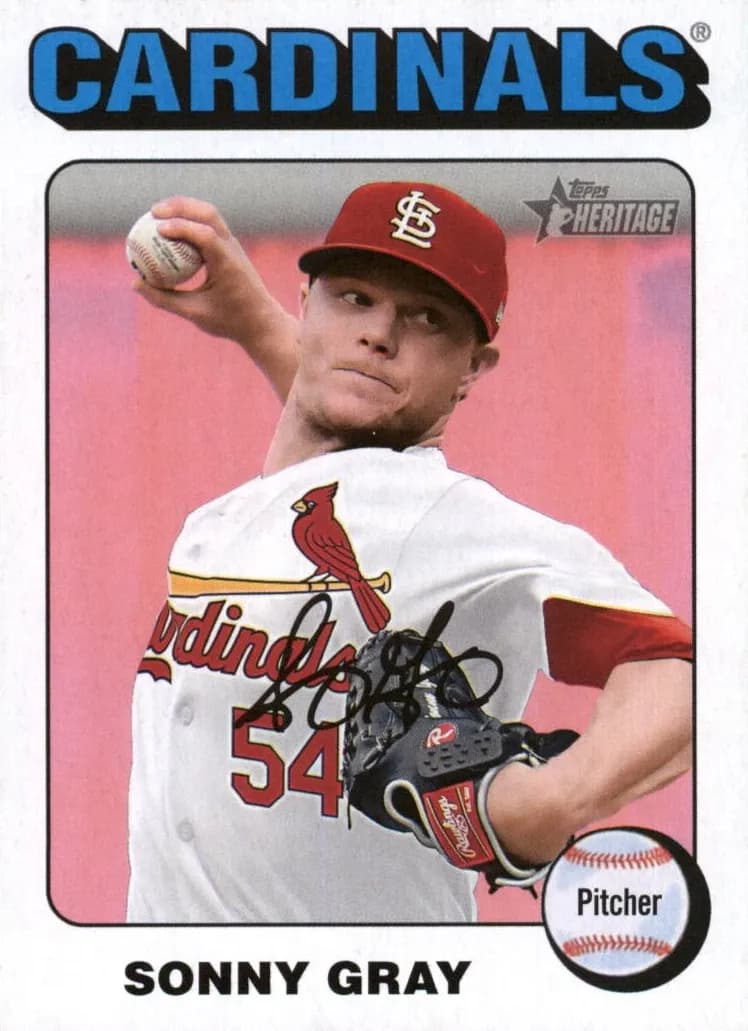 Sonny Gray 2024 topps Topps Heritage