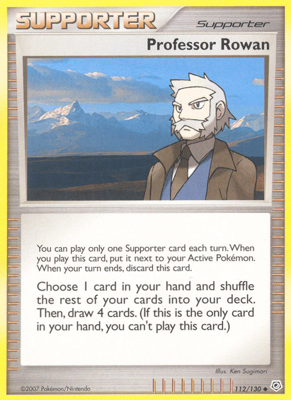Professor Rowan 2007 Pokemon