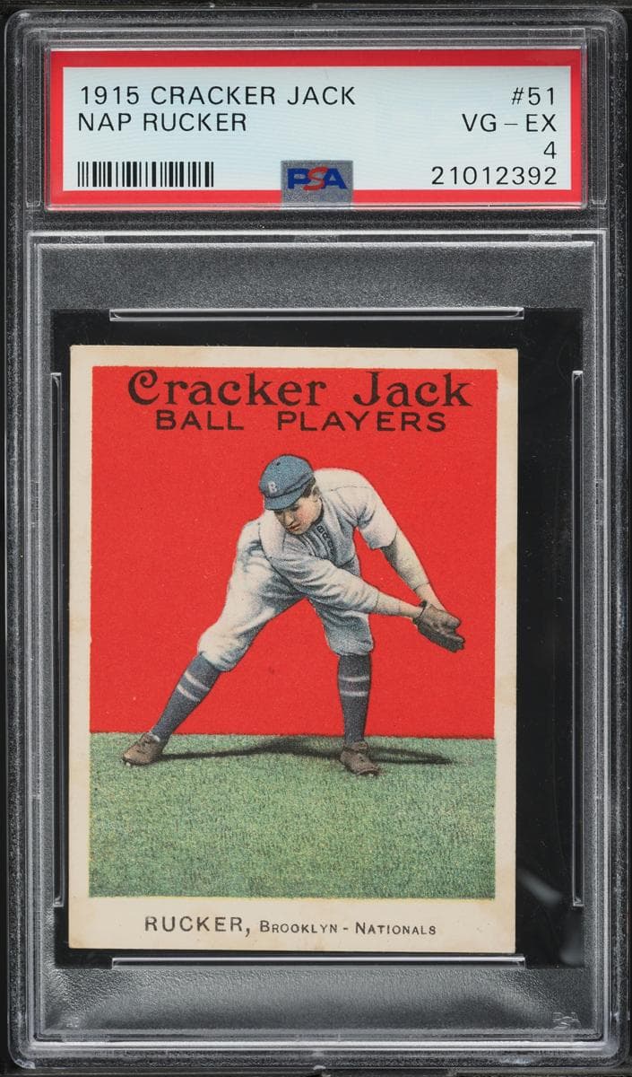 Nap Rucker 1915 unknown Cracker Jack