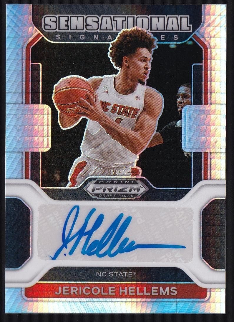 Jericole Hellems trading card