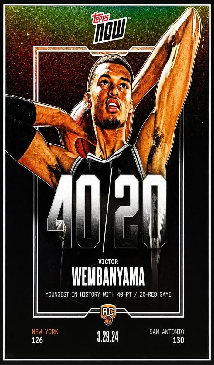 Victor Wembanyama 2023 topps Topps Mercury Victor Wembanyama