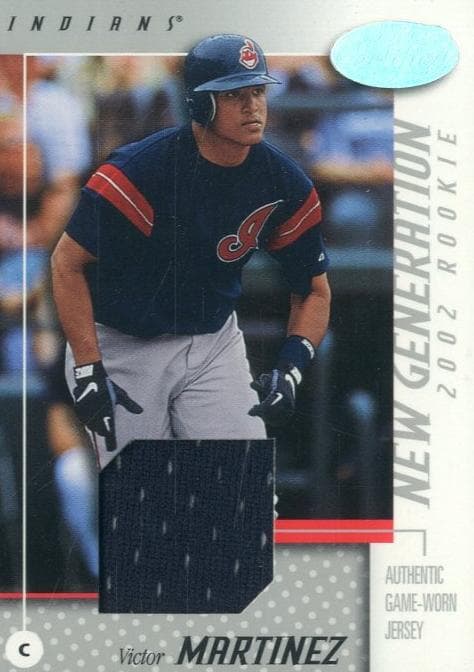 Victor Martinez 2002 leaf Certified
