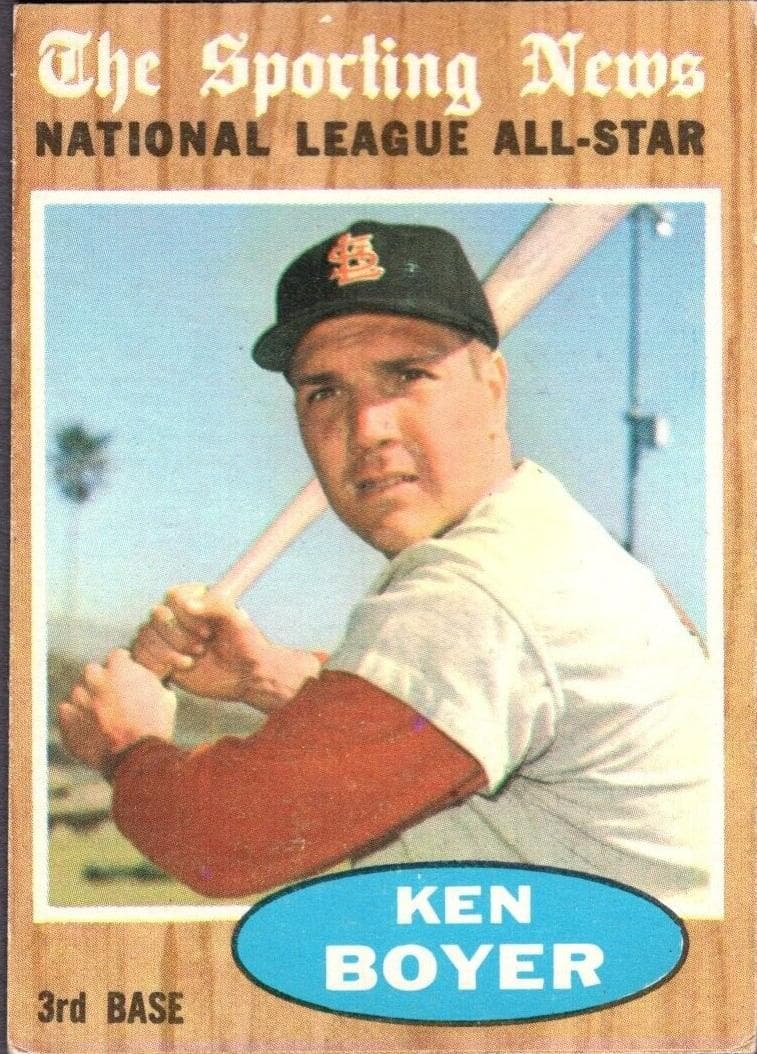 Ken Boyer 1962 topps Topps
