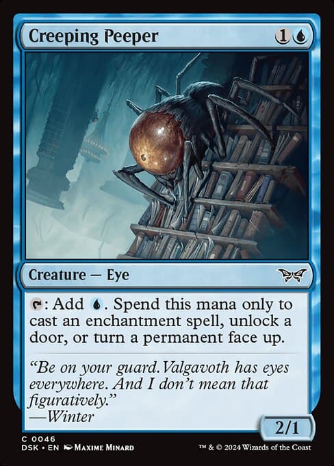 Creeping Peeper 2024 Magic: The Gathering Duskmourn: House of Horror