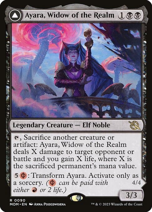 Ayara, Widow of the Realm // Ayara, Furnace Queen #90