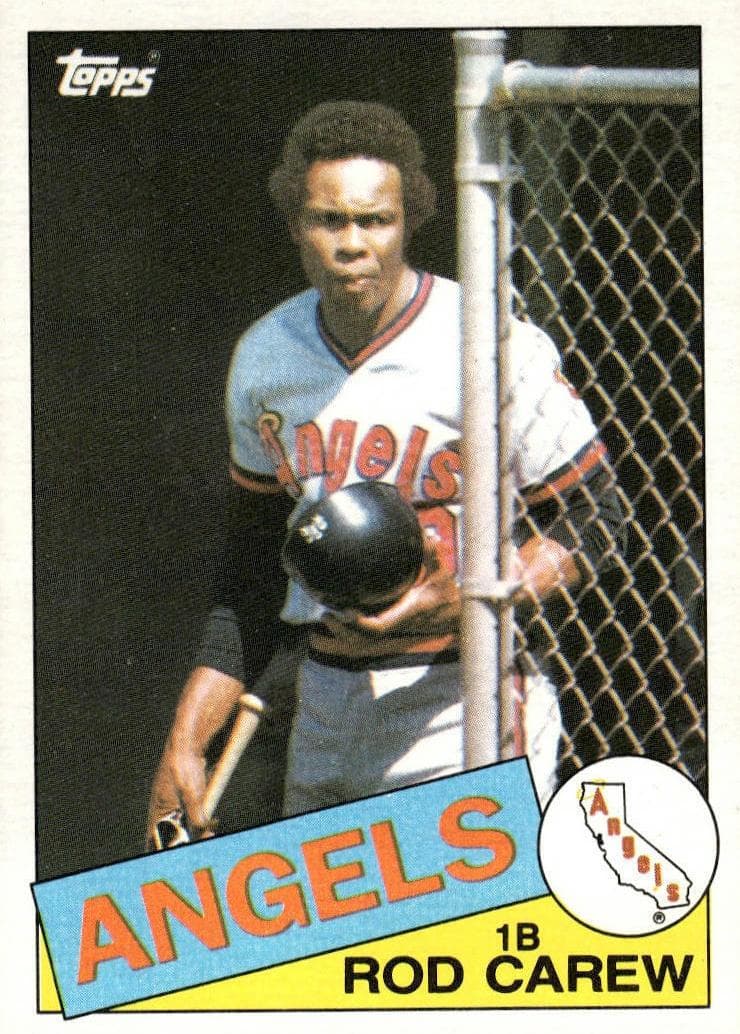 Rod Carew 1985 topps
