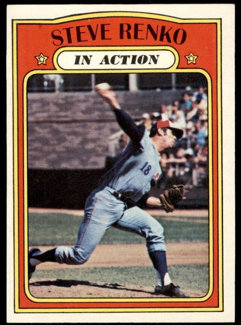 Steve Renko 1972 topps Topps