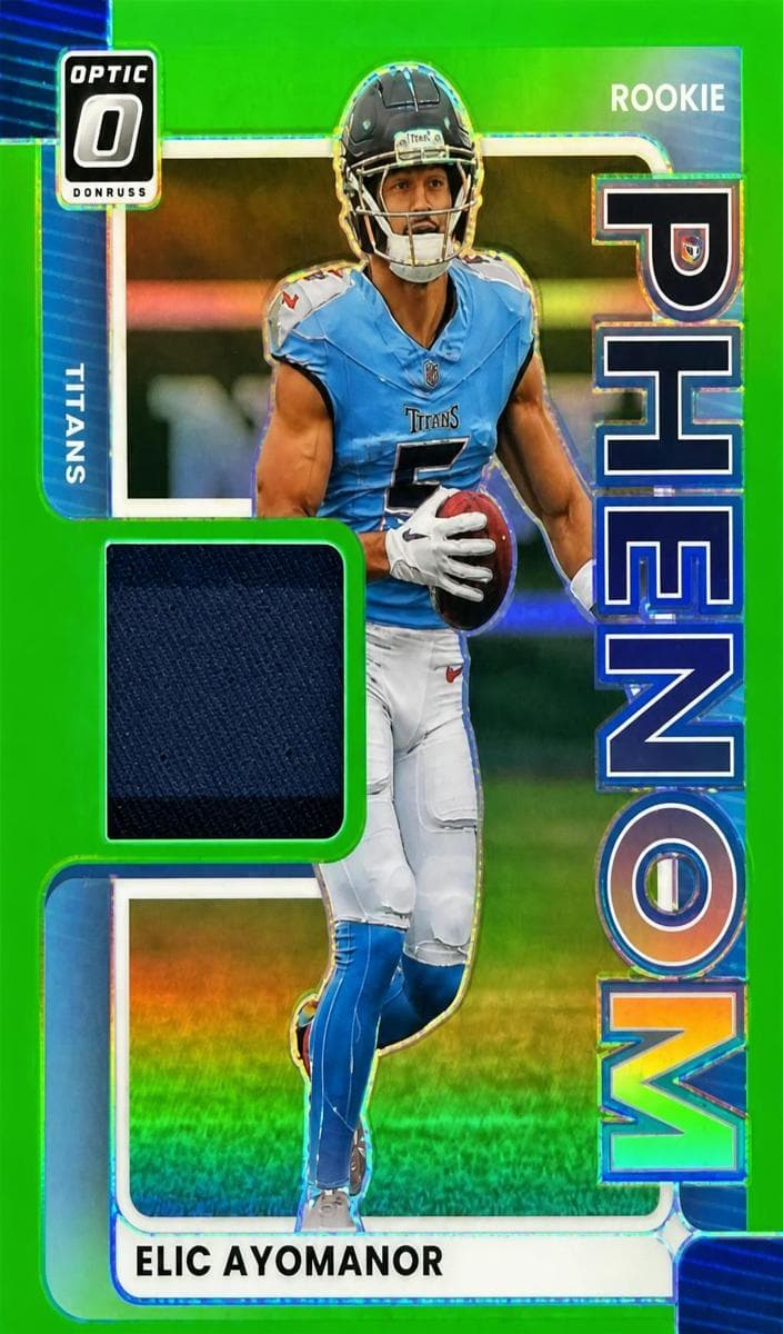 Elic Ayomanor 2025 panini Donruss Optic