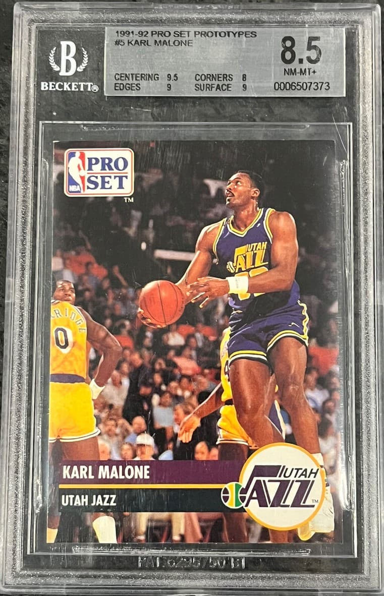 Karl Malone 1991 fleer