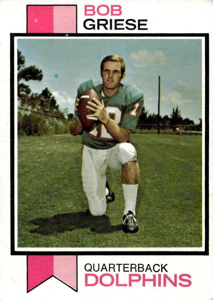 Bob Griese 1973 topps Topps