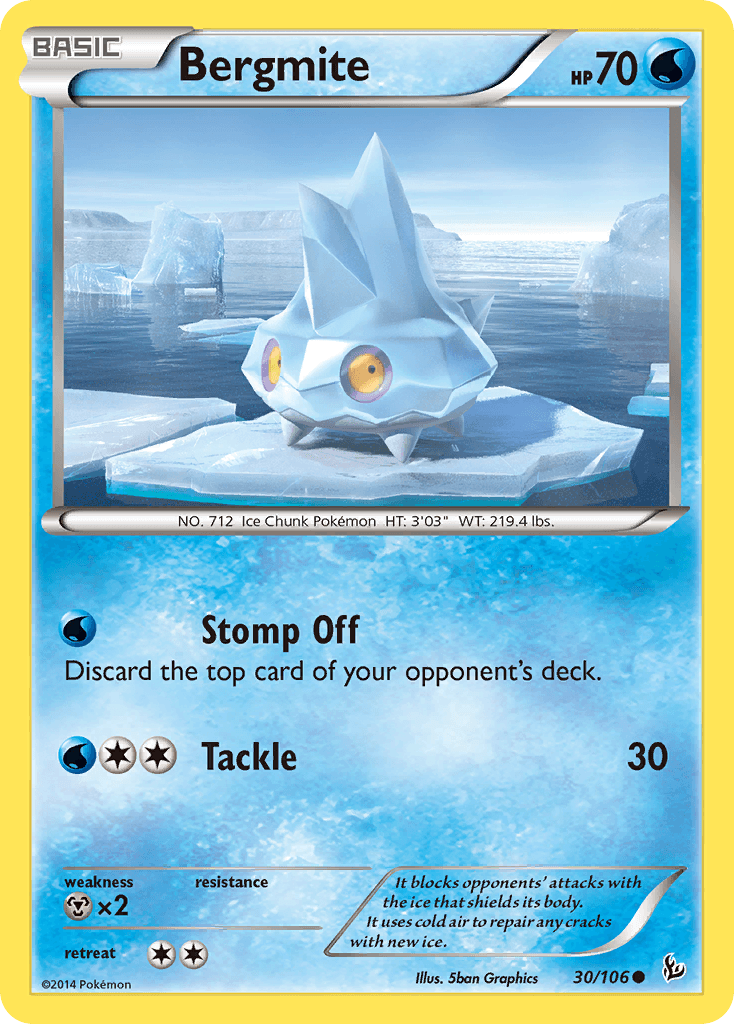 Bergmite 2014 Pokemon Flashfire