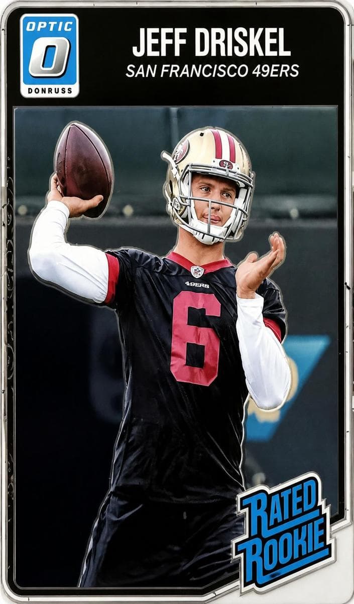 Jeff Driskel trading card