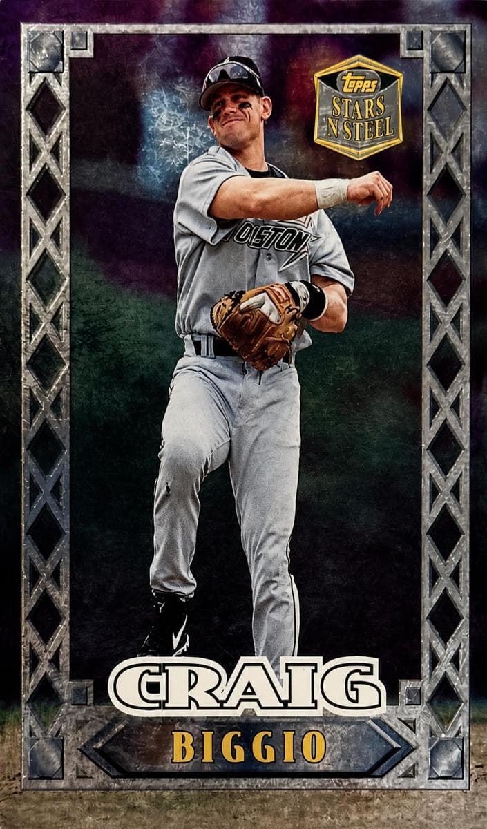 Craig Biggio 1999 topps Topps Stars 'N Steel