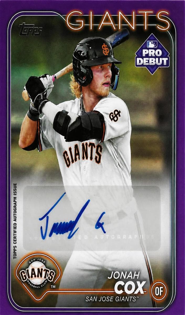 Jonah Cox #PD-61
