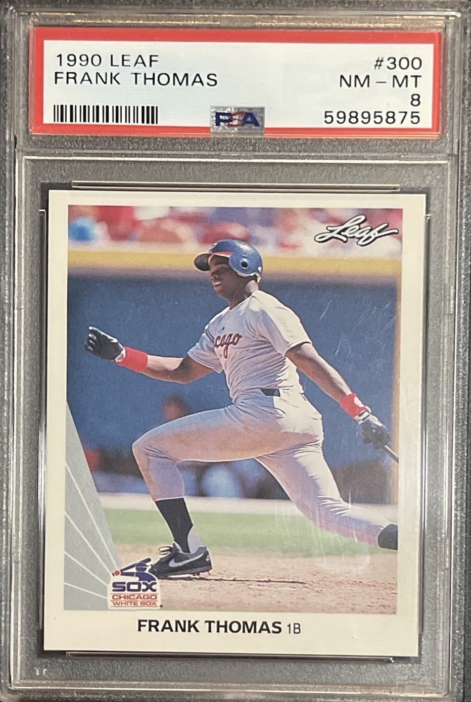Baseball Frank Thomas 1990 Leaf 1990 Leaf