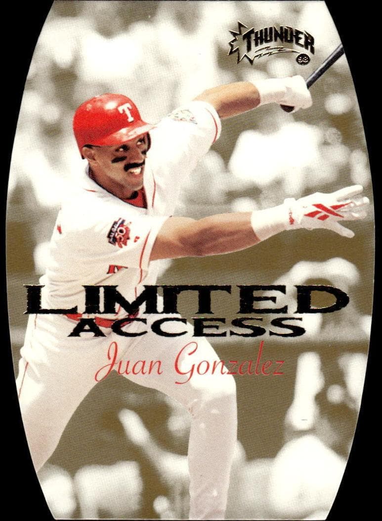 Juan Gonzalez 1998 unknown Circa Thunder
