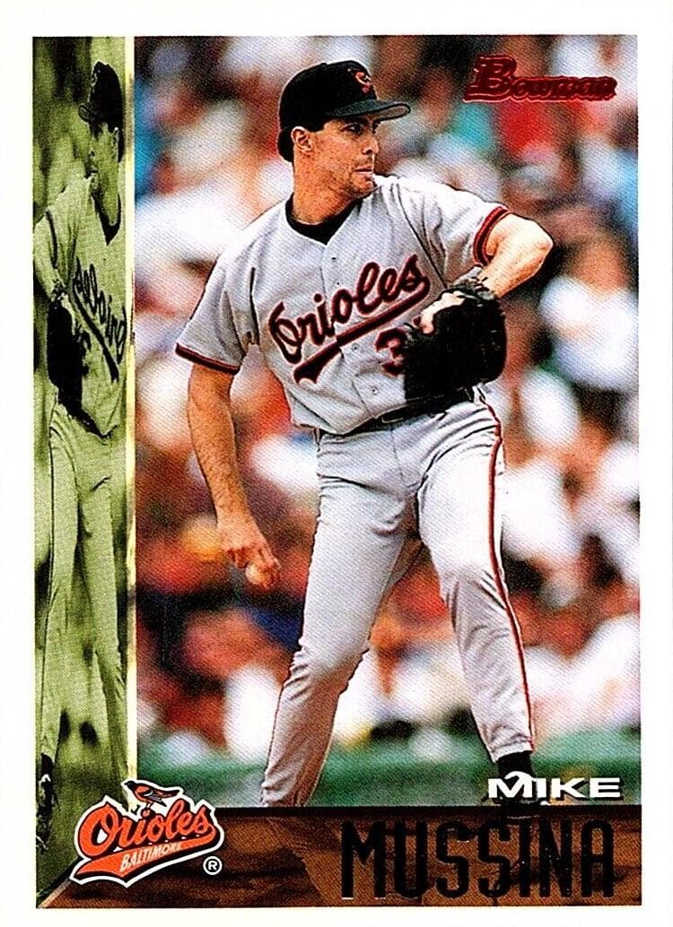 Mike Mussina 1995 bowman Bowman