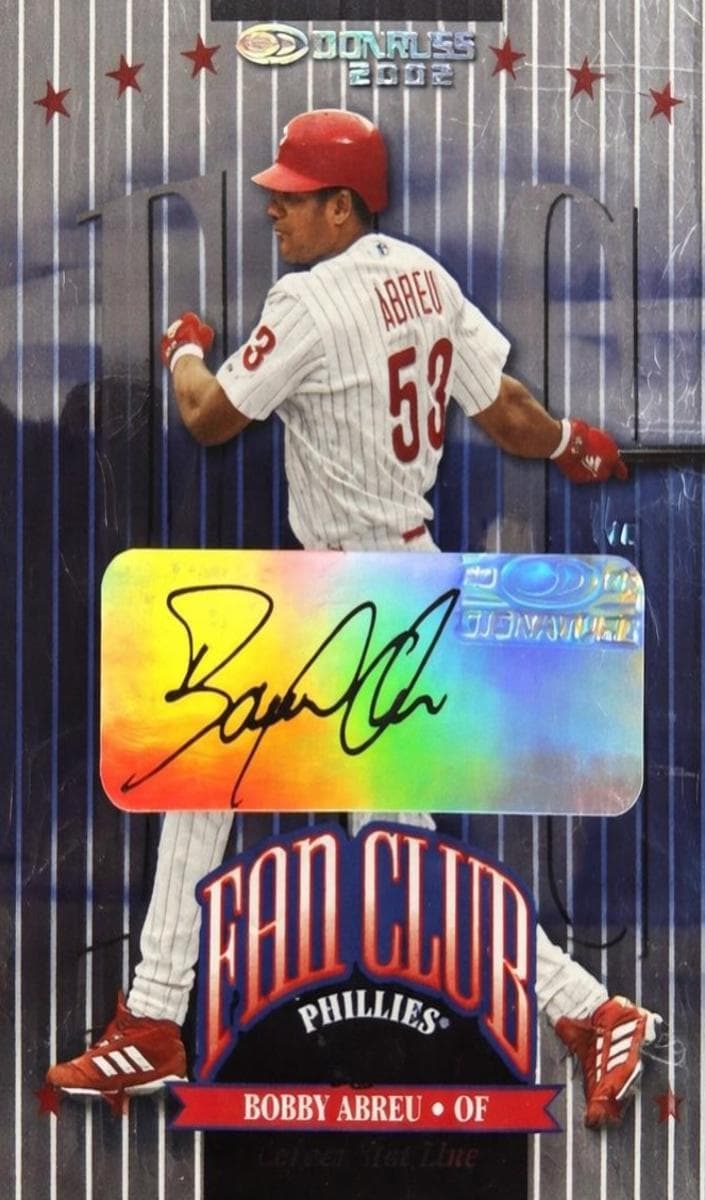 Bobby Abreu 2002 panini Donruss