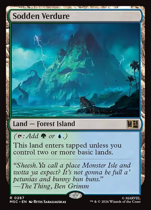 Sodden Verdure 2026 Magic: The Gathering Lorwyn Eclipsed Commander