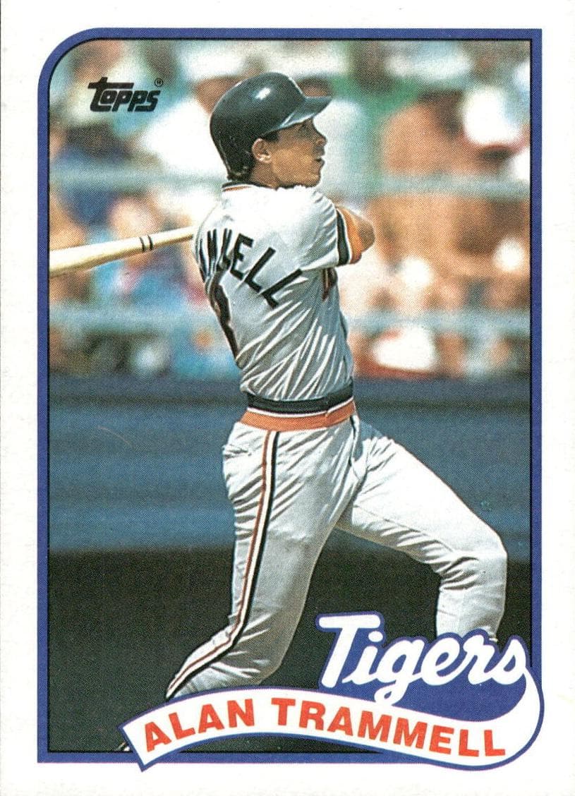 Alan Trammell 1989 topps Topps
