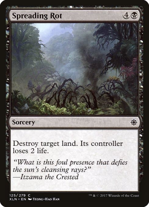 Spreading Rot 2017 Magic: The Gathering Ixalan