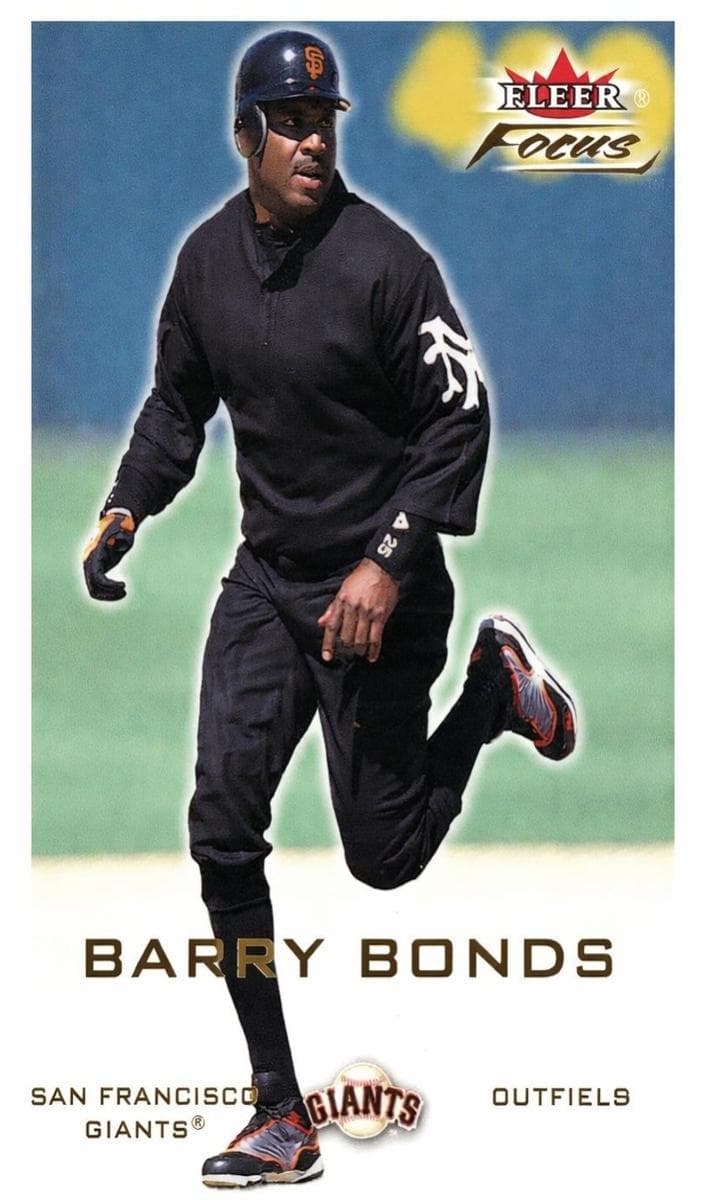 Barry Bonds 2001 fleer Fleer Focus