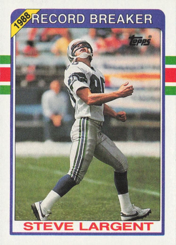 Steve Largent trading card