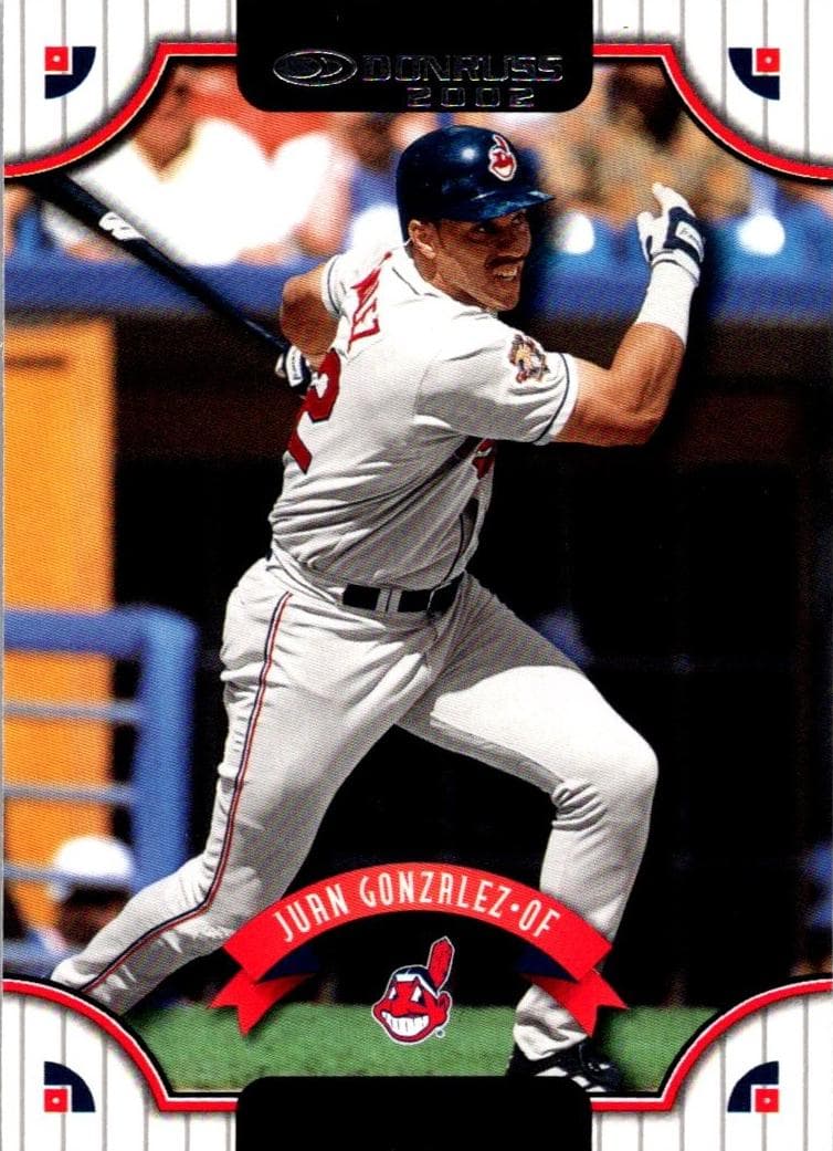 Juan Gonzalez 2002 panini Donruss