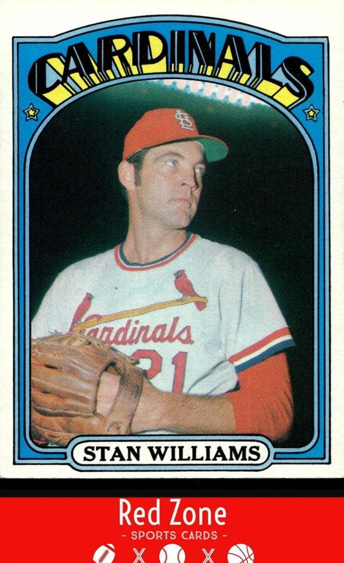 Stan Williams 1972 topps Topps