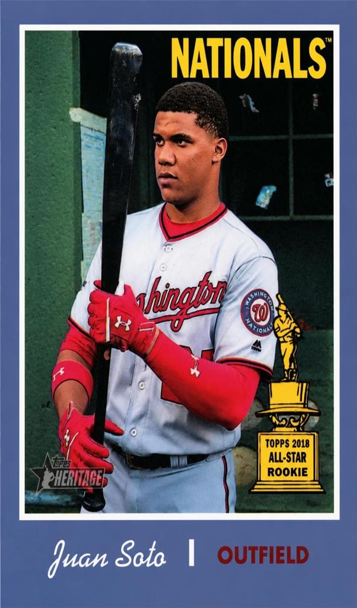 Juan Soto 2019 topps