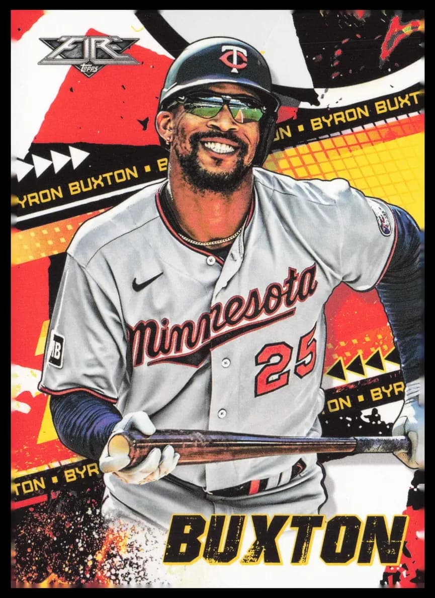 Byron Buxton 2022 topps Topps Fire