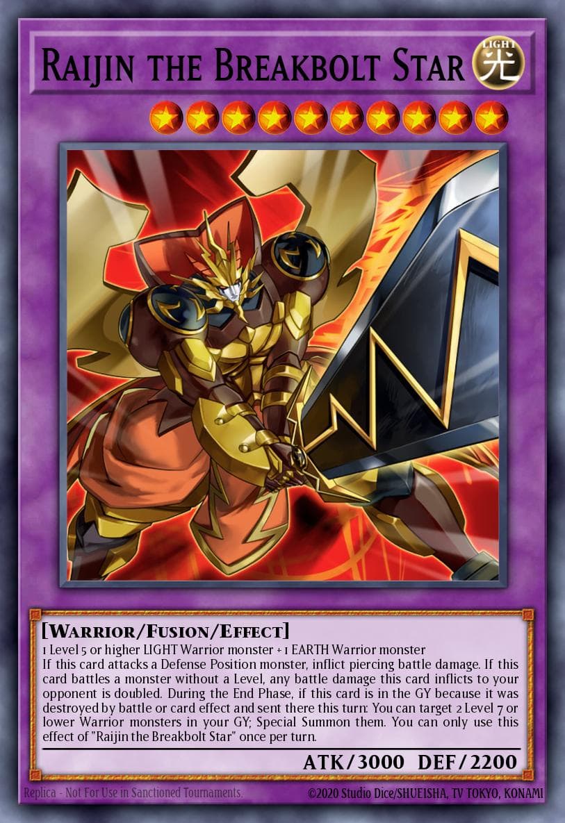 Raijin the Breakbolt Star #BLCR-EN037