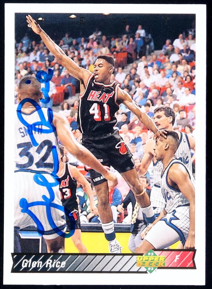Glen Rice 1992 upper-deck Upper Deck